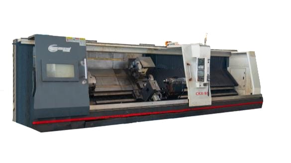 CKX85 heavy duty CNC lathe large shaft machining