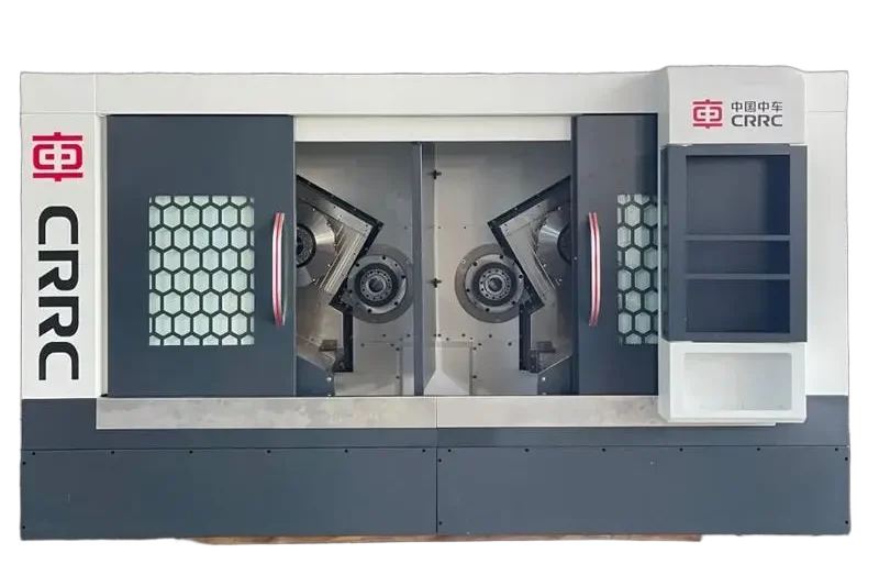 Twin spindle dual Y axis CNC turn mill center for simultaneous machining of complex components with high precision and efficiency