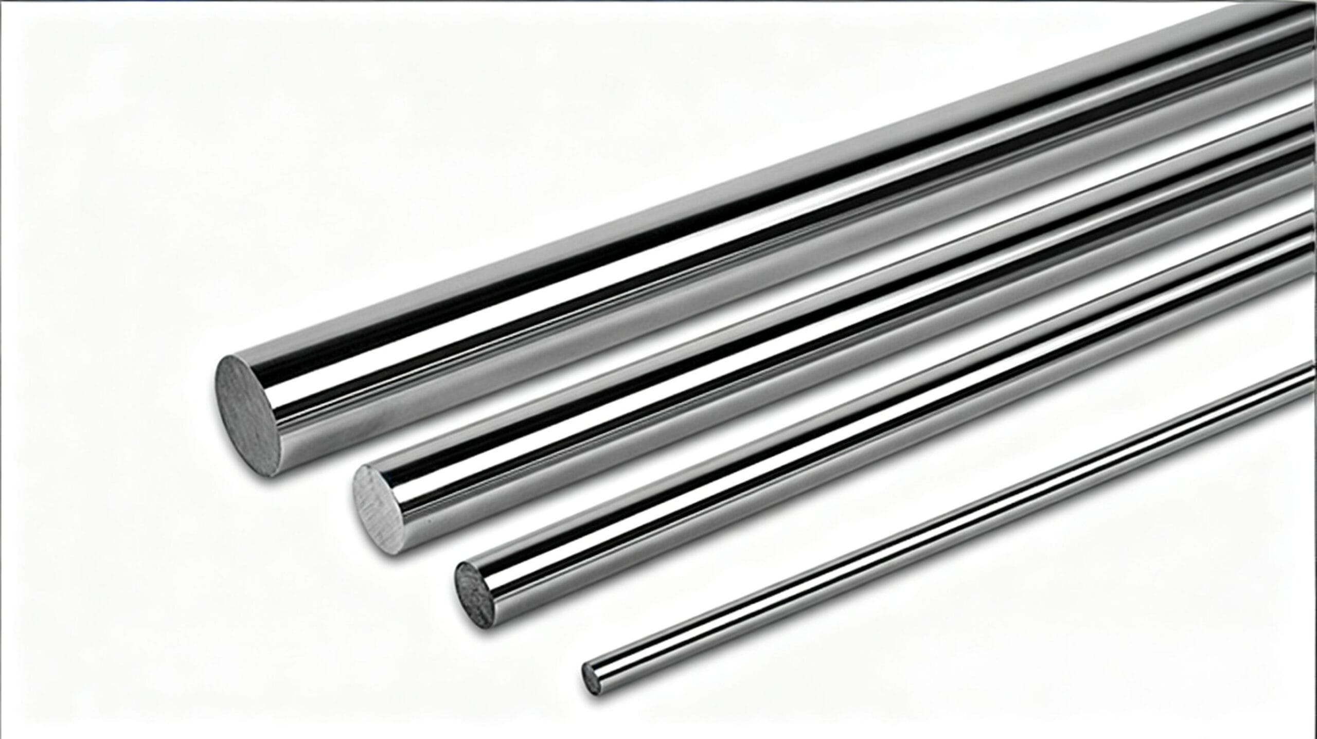 Precision piston rod CNC turning — hard chrome surface finish for hydraulic cylinder application