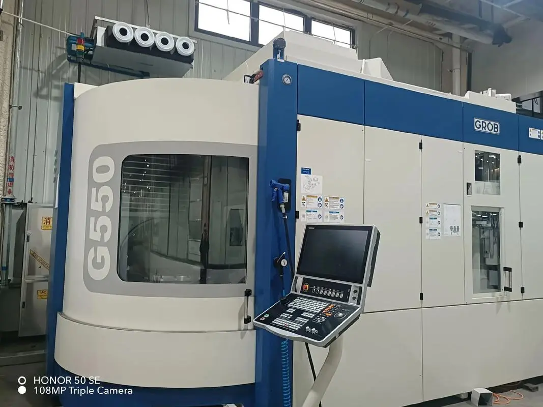 Grob GA550 5-axis CNC horizontal machining center — Precimach advanced milling capability