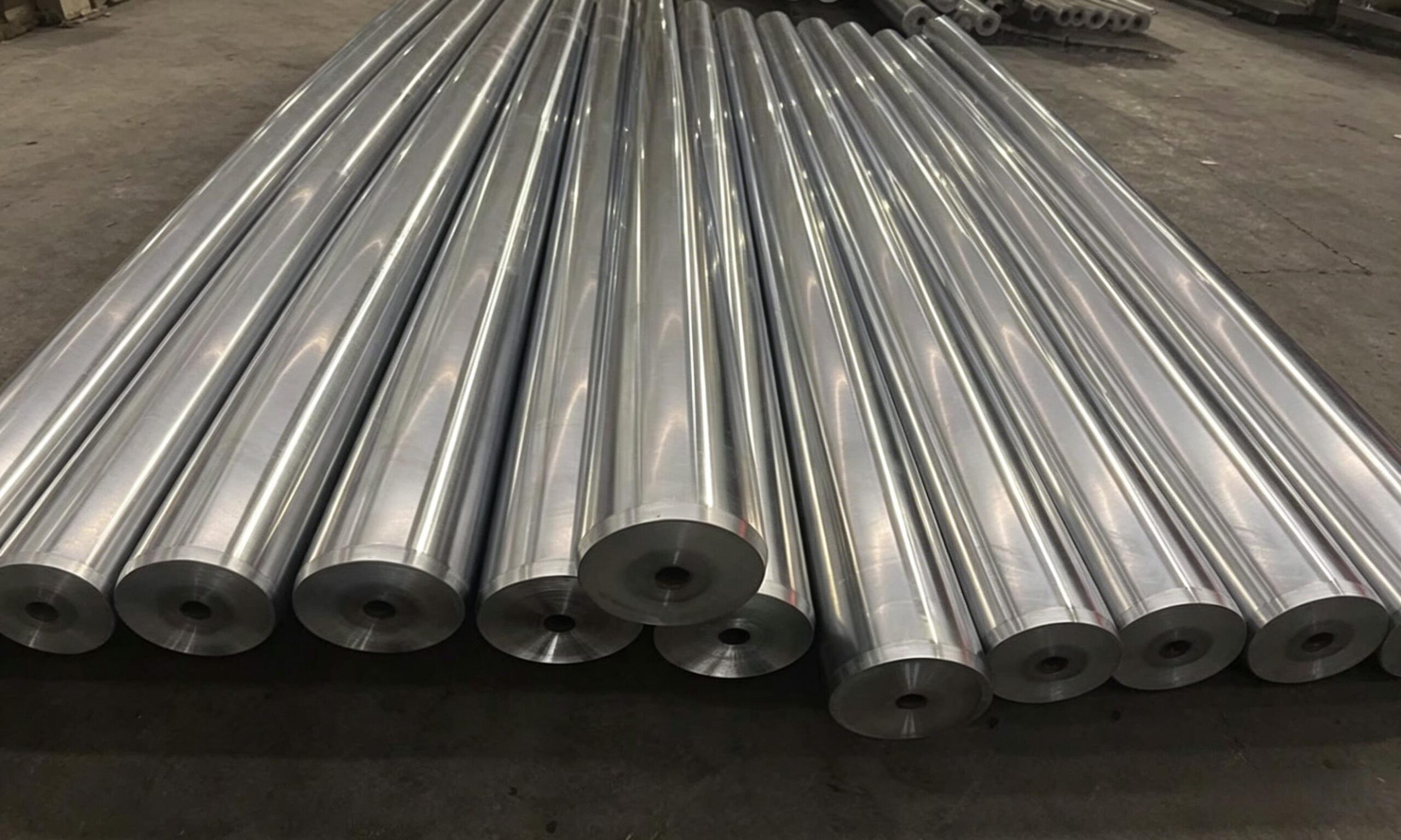 Hydraulic cylinder piston rod CNC machining — hard chrome turning by Precimach