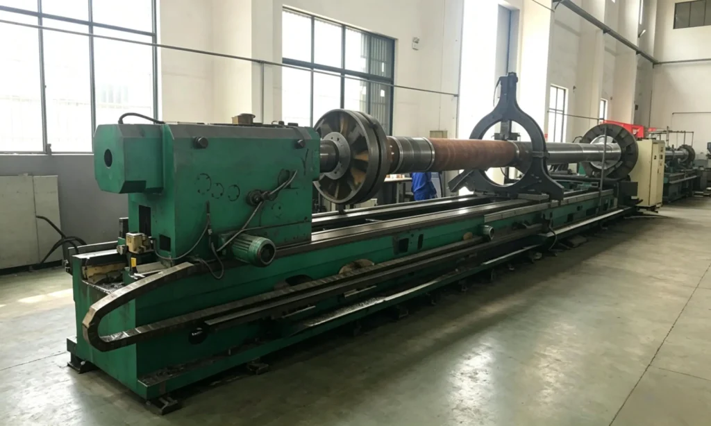 Large M380B 8m cylindrical grinder for precision machining of long shafts with high accuracy and smooth surface finish