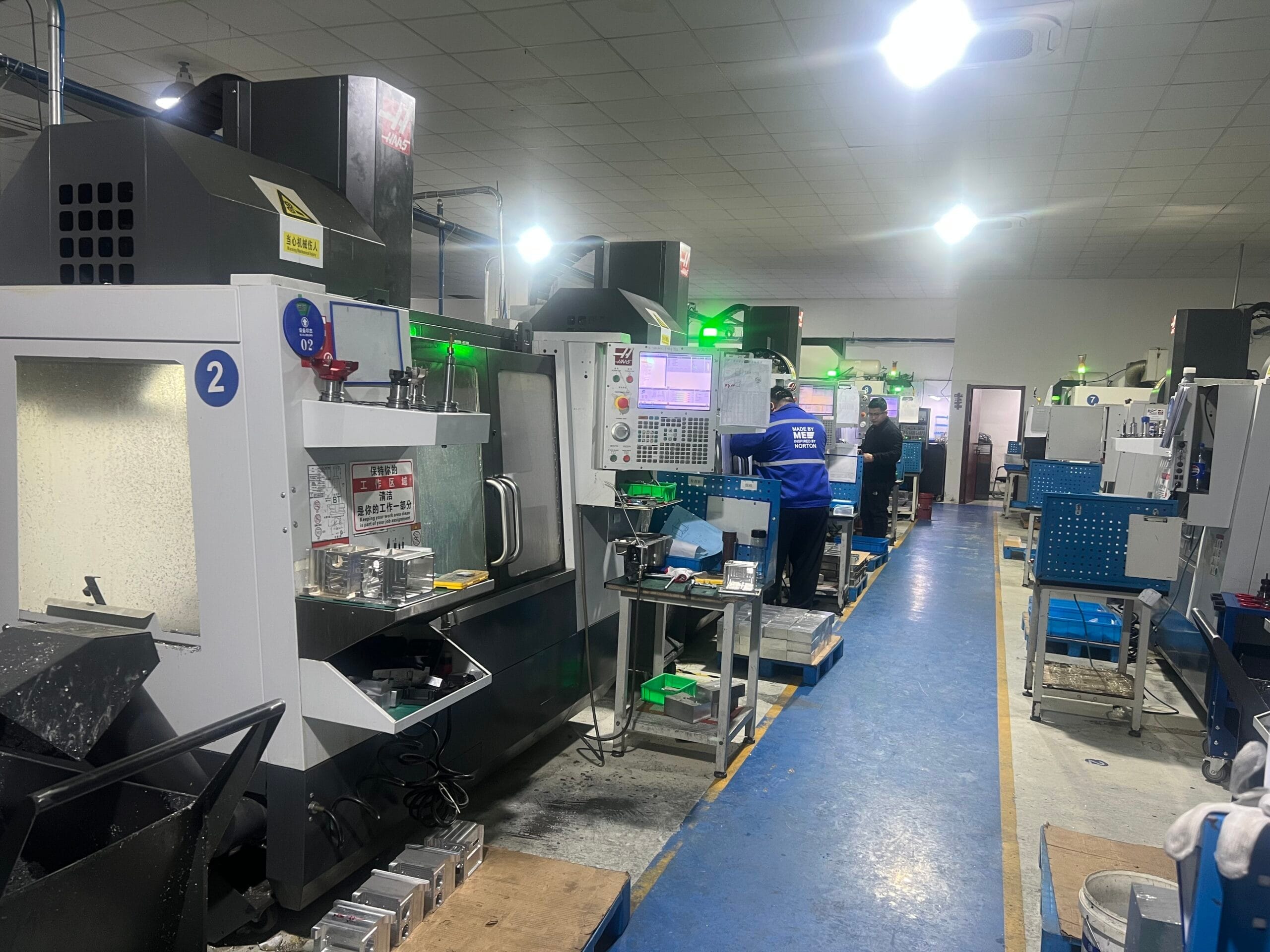 CNC turning and milling workshop Precimach factory