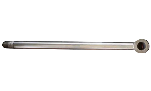 "Custom precision piston rod components machined to customer specifications"