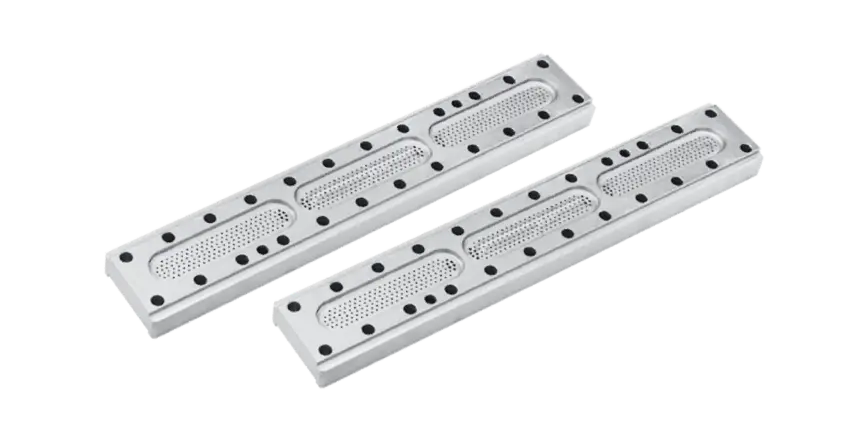 CNC milled spinneret plate — micro-hole array for fiber extrusion