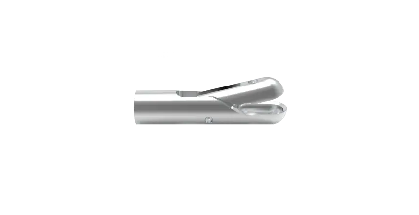 CNC micro-milled surgical forceps — medical grade stainless steel instrument