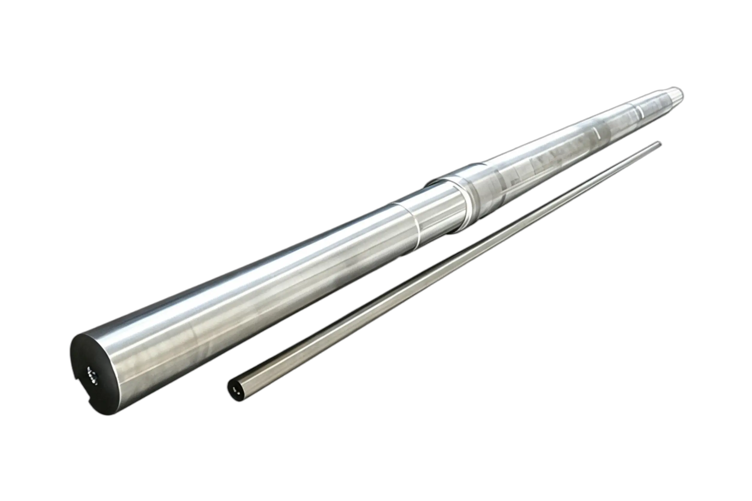 Extra-long precision CNC turned shaft — up to 16m length heavy-duty shaft machining