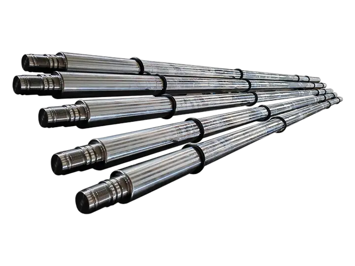CNC turned hydraulic cylinder piston rods — hard chrome plated precision shafts