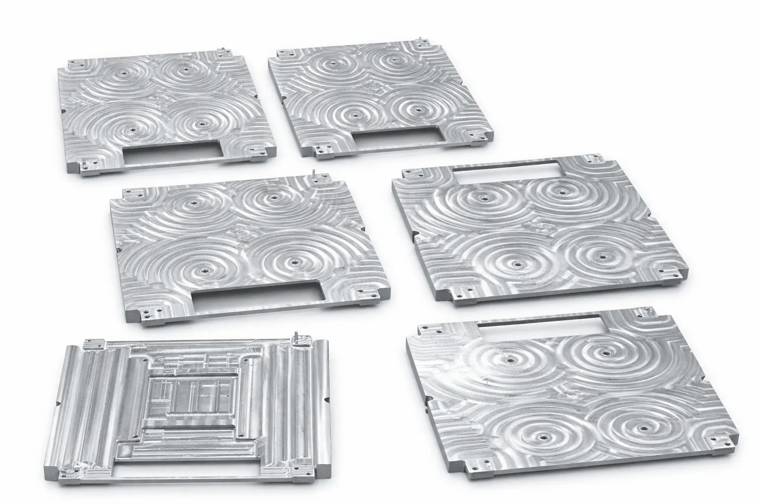 Precision Al 6063-T6 military portable computer mainboard bracket thin-wall CNC milling