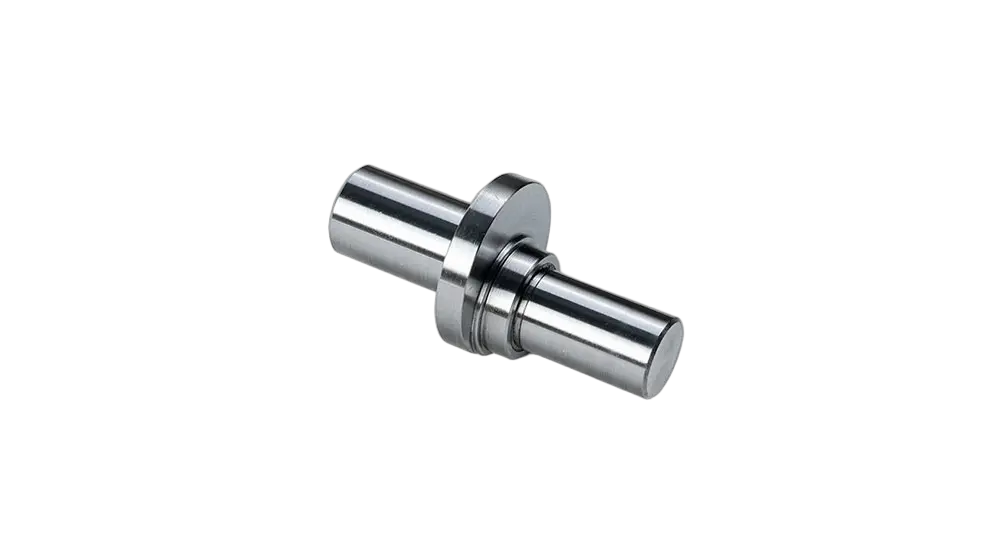 Precision CNC turned eccentric shaft — offset journal for pump and compressor applications